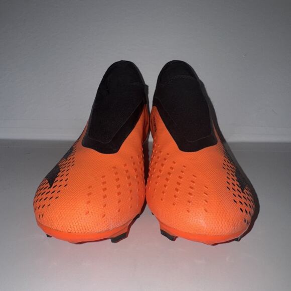 Adidas Predator Accuracy+ FG Orange Black Soccer Cleats GW4595 Men\'s Size 8 Shoe main image 4
